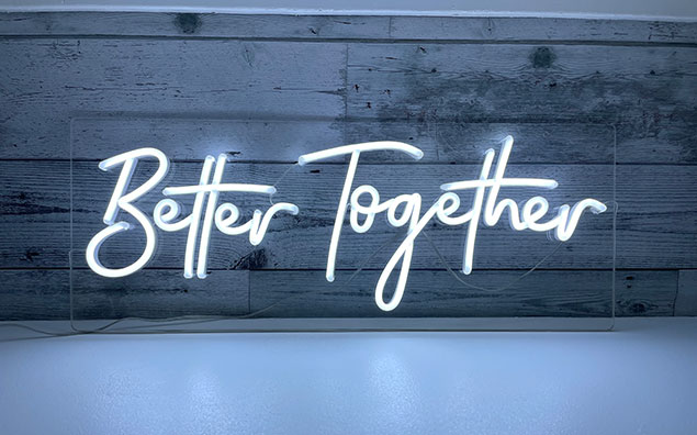 Neon Sign Better Together