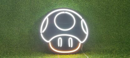 Mario Mushroom Edge Sign Neon