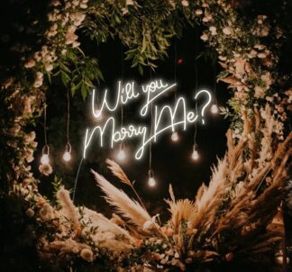 Will You Marry Me Neon Sign Rental