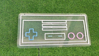 Nintendo NES Controller Neon Sign